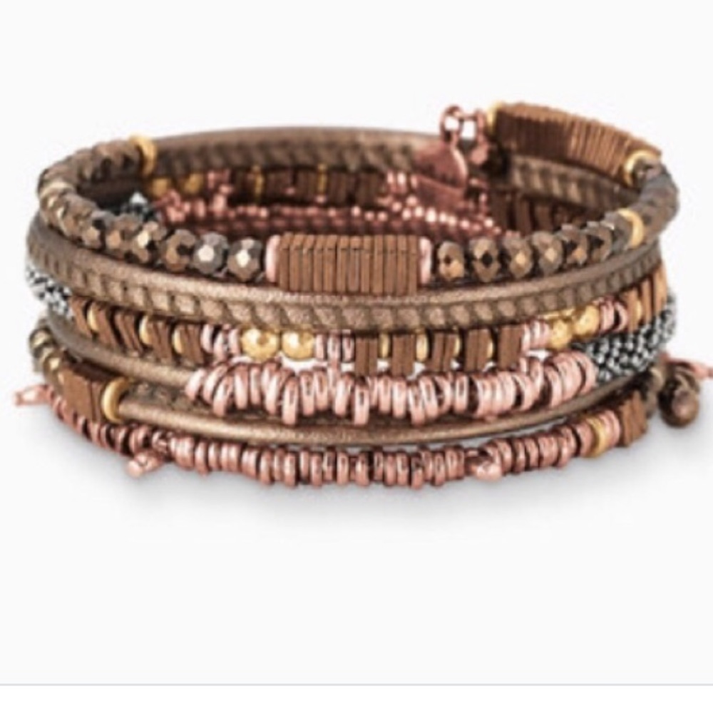 Jarne Coil Bracelet Bronze New in Box